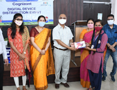 Digital device distribution event at Hoshiyarpur, Noida