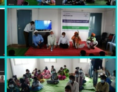 Cultural center inauguration at Chinchughat, Adilabad