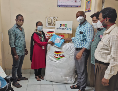 Distribution of ration kits, PPE kits and N95 masks