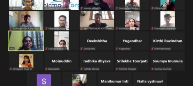 Volunteering session on “Group discussion”