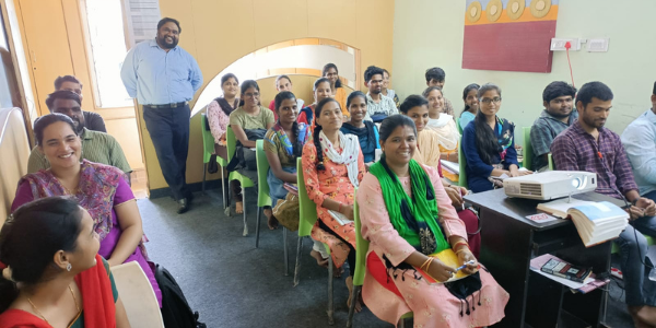 Volunteering Session on “ Time Management” At Ameerpet Center.