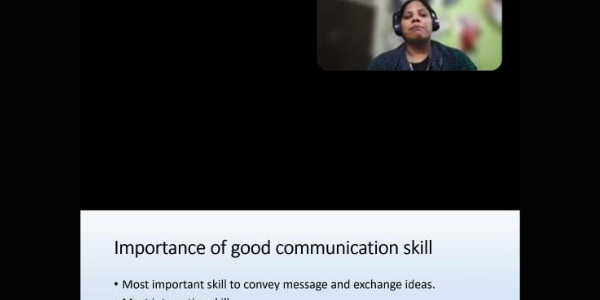 Volunteering session on “Communication Skills”