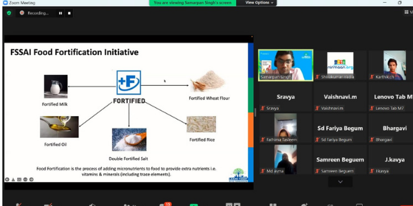 Volunteering session on “Malnutrition”