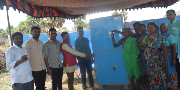 Distribution Event Shanigakunta Village Fire Accident Victims.