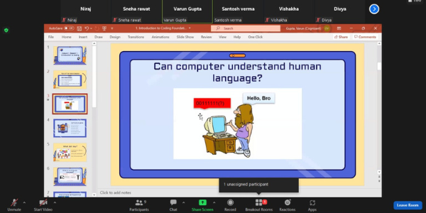 Volunteering Session on “Basics of Computers and STEM Learning and Coding” for 2 schools of NCR.
