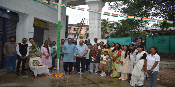 Independence Day Celebrations At Youth Skilling Program center at Madhura Nagar, Hyderabad Independence Day Celebrations At Youth Skilling Program center at Madhura Nagar, Hyderabad