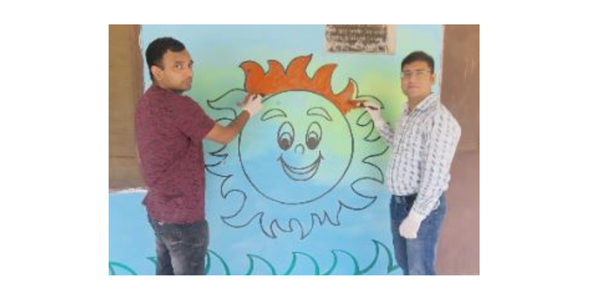 EPAM Volunteers Completed Educational Wall Painting in GSSS Kadipur School, Gurugram EPAM Volunteers Completed Educational Wall Painting in GSSS Kadipur School, Gurugram