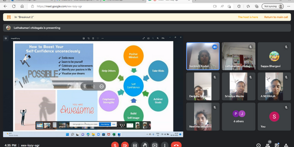 Volunteering Session on “ Motivation ” by Cognizant Volunteers.