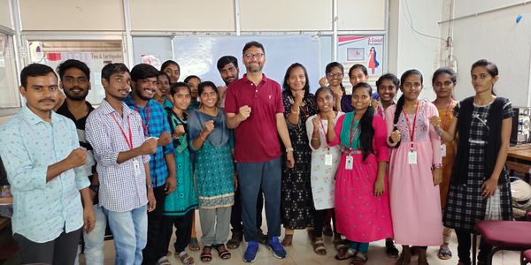 CEO Mr. Mayur Patnala Sir visits Nirmaan YEP Vizag