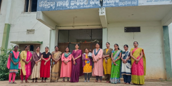 Volunteering Session on “Menstrual Hygiene” at KGBV School