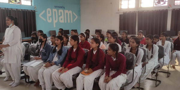 Volunteering Session on “Ignite to grow Session ” From EPAM