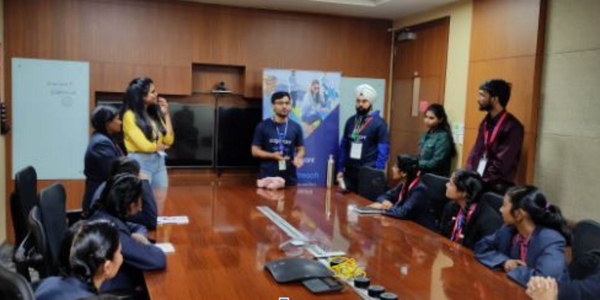 Cognizant office visit and cereer guidance session At Noida