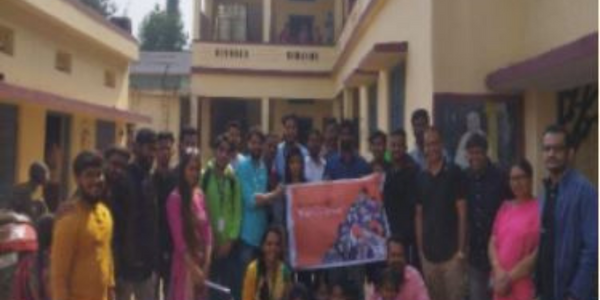 Library Inaugaration in ZPHS Lingampally from First Source