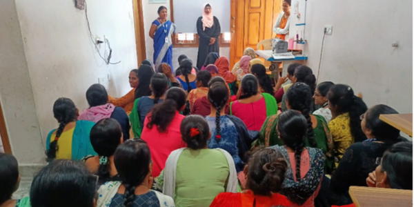 Ruksana Sharing her real life Experiences with the Students at VTC-Borabanda