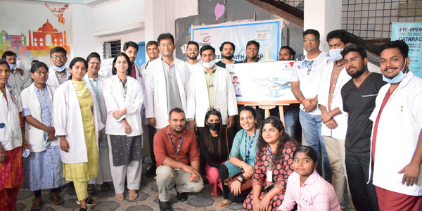 FirstSource Successfully Conducted the 7th Multi Speciality Health Camp at Musi nagar.