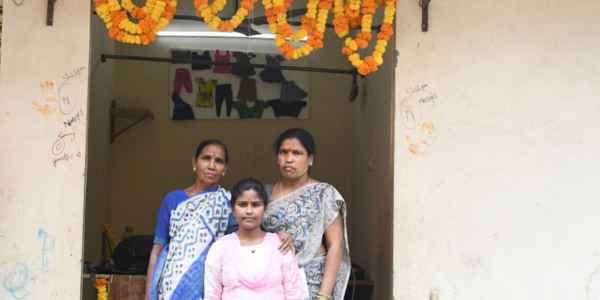 Our alumni beneficiary in the tailoring