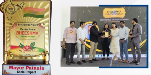 Recognized With The Prestigious Bheeshma Vishista Puraskar Award