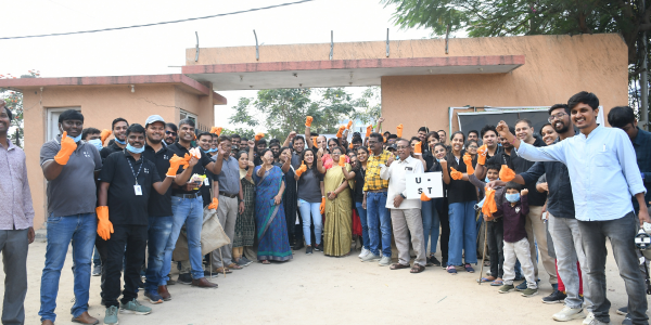 Lake Cleaning and 50 Plantation Program at Sriramulakunta