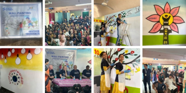 Our Deepest Gratitude to State Street Corporate for Organizing the Wall Painting Session