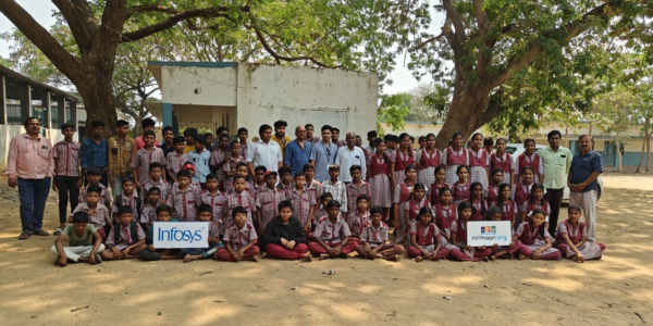 We Have Distributed 400 Tabs to the 12-Degree College Students with the Support of Infosys