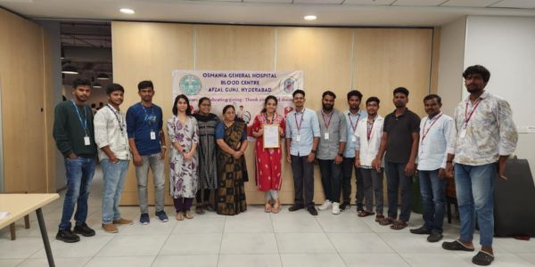 The Success of our recent Blood Donation Drive held at the Firstsource Office